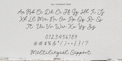 Hamlin Emilia Font Poster 6