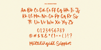 January Colier Font Poster 5