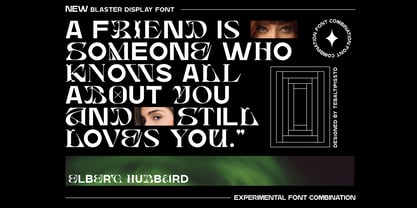 Bosher Display Font Poster 9