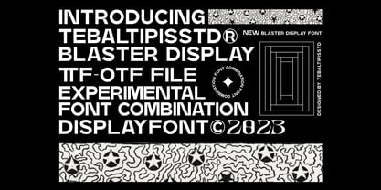 Bosher Display Font Poster 7