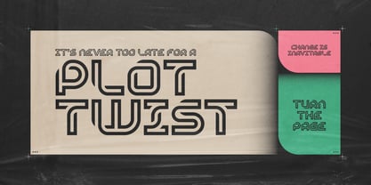 Tangler Font Poster 3