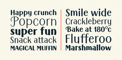 Lumetta Font Poster 4