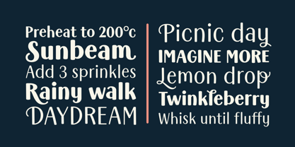 Lumetta Font Poster 5