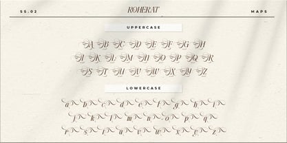 Roherat Font Poster 9