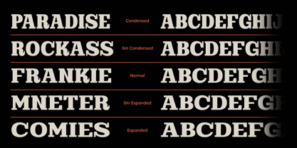 Bankers Slab Variable Font Poster 3