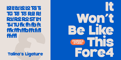 Talina Font Poster 6