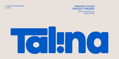 Talina Font Poster 1