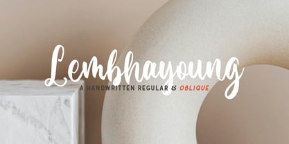 Lembhayoung Font Poster 1