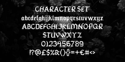 Vulture Kingdom Font Poster 5