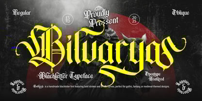 Bilvarya Font Poster 1