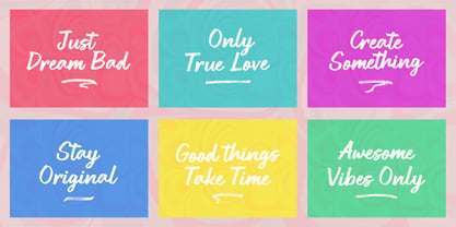 Mandor Brush Font Poster 5