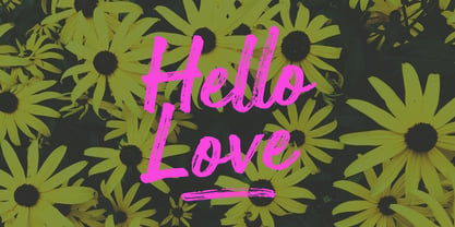 Mandor Brush Font Poster 3