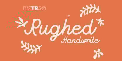 Rughed Font Poster 6