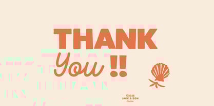 Rughed Font Poster 7