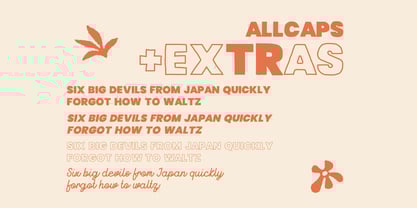 Rughed Font Poster 4