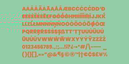 Rughed Font Poster 5