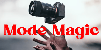 Mode Megic Font Poster 7