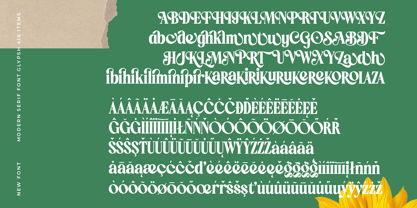 Ordinal Tangle Font Poster 15