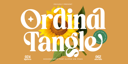 Ordinal Tangle Font Poster 1