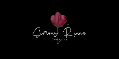 Dirallie Signature Font Poster 2