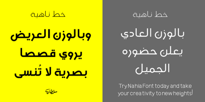 SF Nahia Font Poster 4