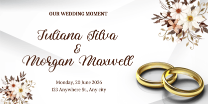 Simento Font Poster 5