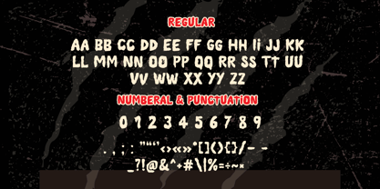 Horror Evil Font Poster 8