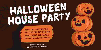 Horror Evil Font Poster 5