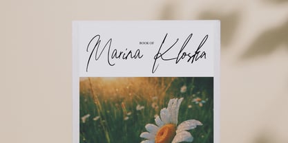 Madiena Signature Font Poster 4