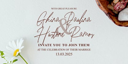 Madiena Signature Font Poster 9