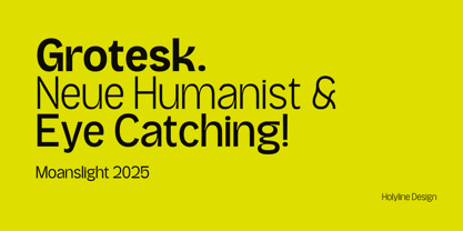 Moanslight Font Poster 9