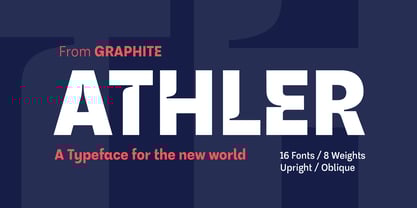 Athler Font Poster 1