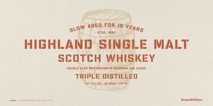Sazerac Font Poster 7