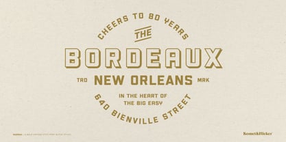 Sazerac Font Poster 5