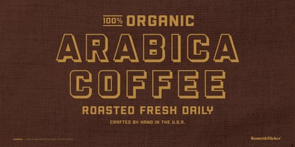 Sazerac Font Poster 8