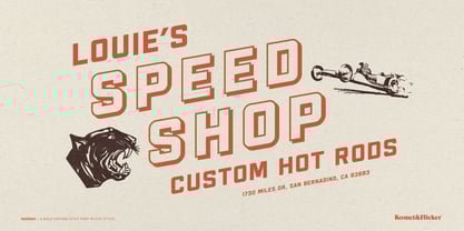 Sazerac Font Poster 9