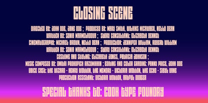 Cook Squarva Font Poster 9