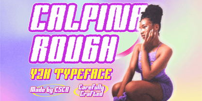 Calpina Rough Font Poster 1