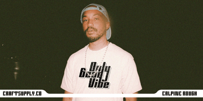 Calpina Rough Font Poster 3