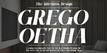 Gianha Forisa Font Poster 3