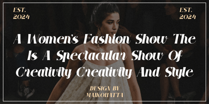 Gianha Forisa Font Poster 6