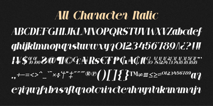 Gianha Forisa Font Poster 7