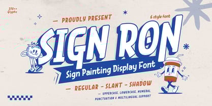 Sign Ron Font Poster 1