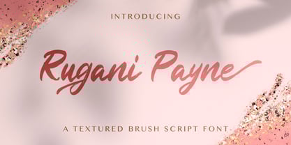 Rugani Payne Font Poster 1