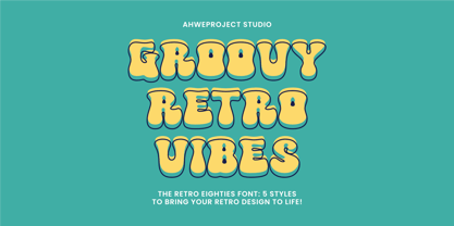 The Retro Eighties Font Poster 10