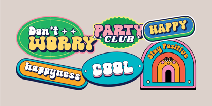 The Retro Eighties Font Poster 2