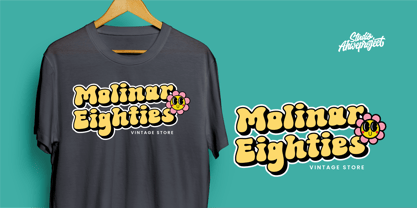 The Retro Eighties Font Poster 4