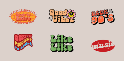 The Retro Eighties Font Poster 6