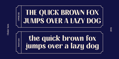 Fibular Sans Font Poster 3