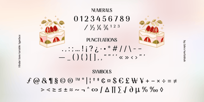 Fibular Sans Font Poster 12